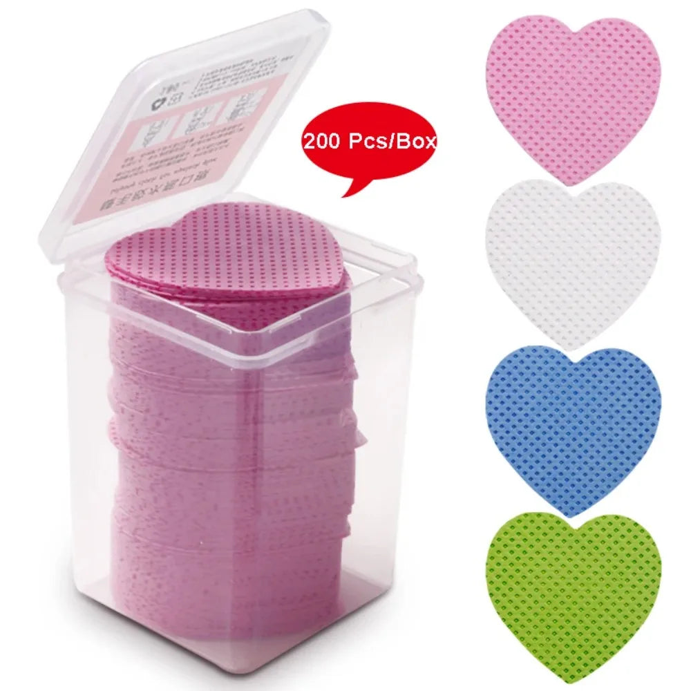 JEARLYU Nail Polish Remover Cleaning Wipes for Manicures