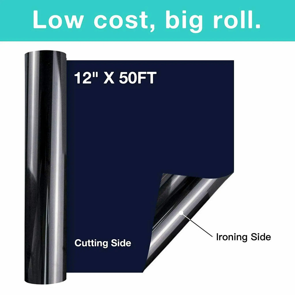 HTVRONT Heat Transfer Vinyl Roll for T-Shirts and DIY Crafts