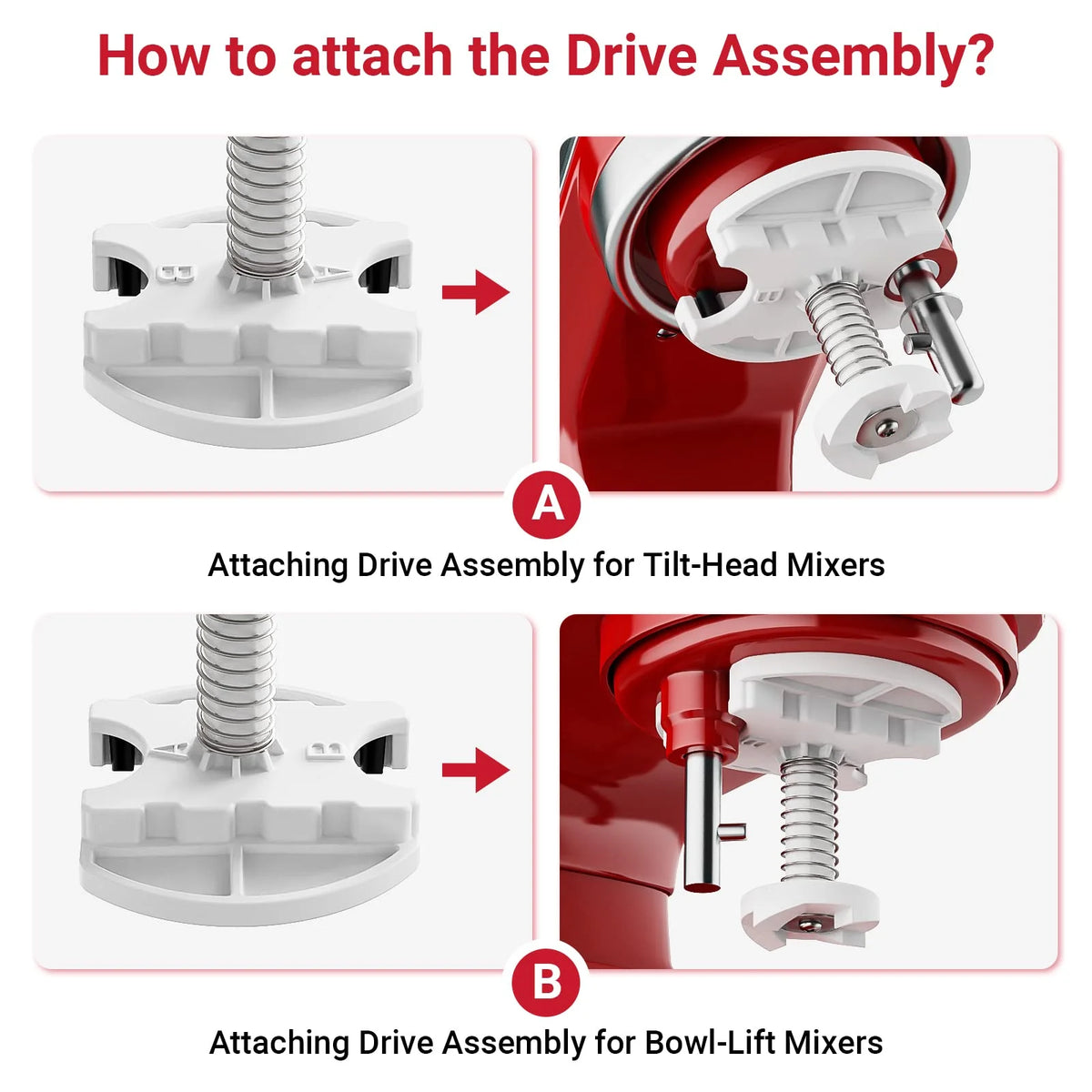 Ice Cream Maker Attachment Compatible With KitchenAid Stand Mixers