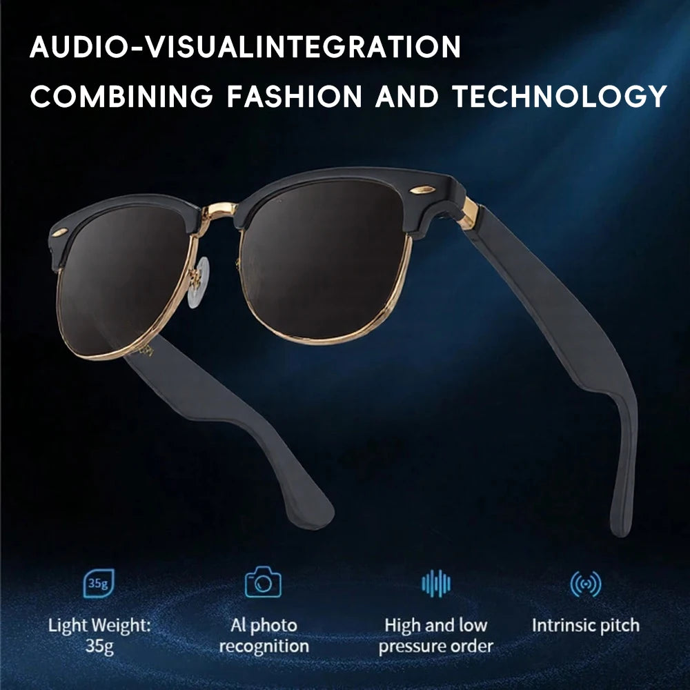 Bluetooth Audio Glasses With Built In Speakers For Wireless Listening
