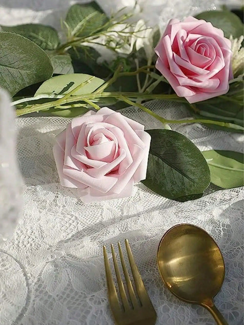 Artificial Foam Roses For Wedding Bouquets And Home Decorations