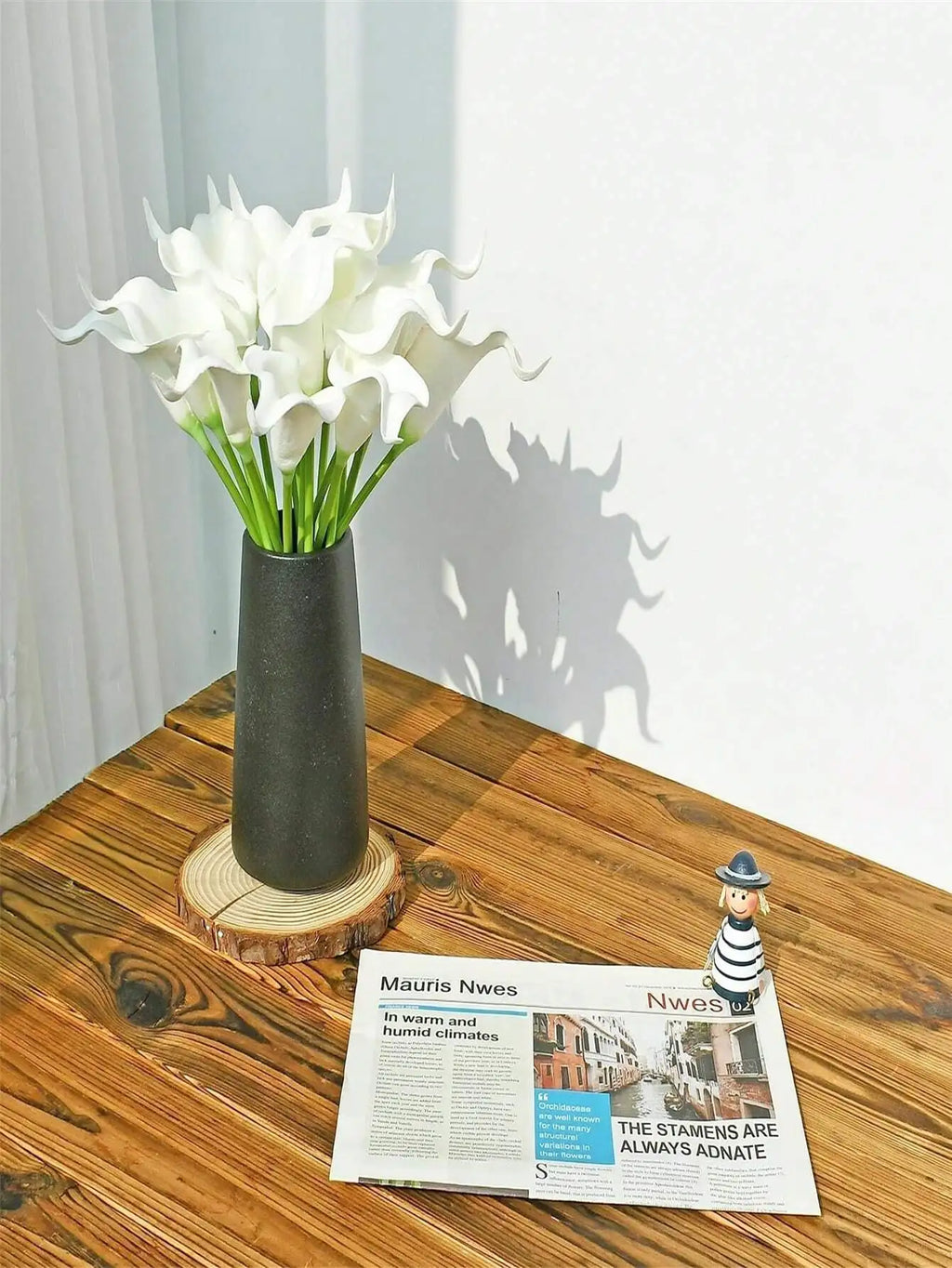 Real Touch Artificial Calla Lily Flowers for Wedding Home Decor