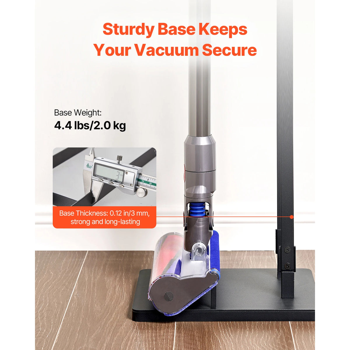 SucceBuy Dyson Cordless Vacuum Stand With Four Accessory Hooks