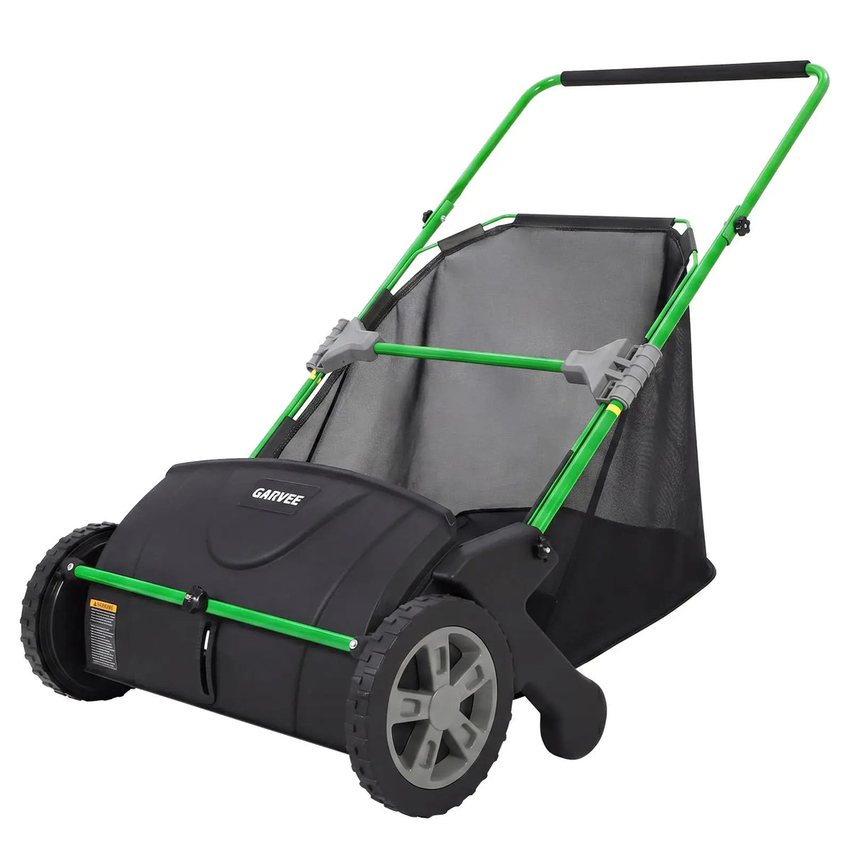 HiMISS Manual Push Lawn Sweeper for Leaves and Grass Collection