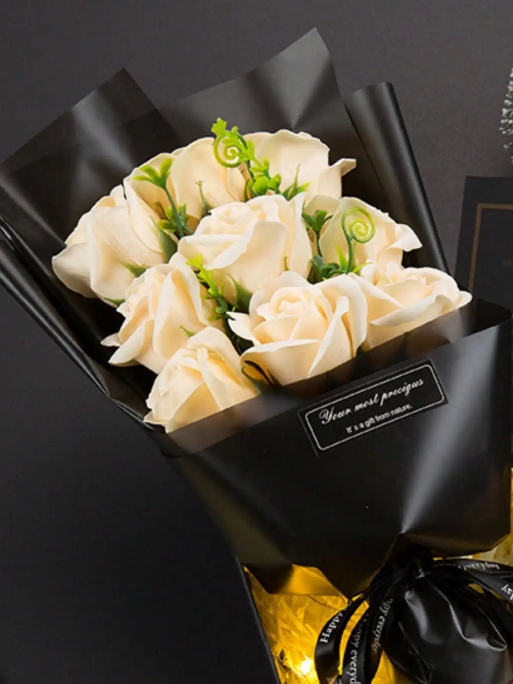 Rose Soap Flower Bouquet Gift for Weddings and Home Decor