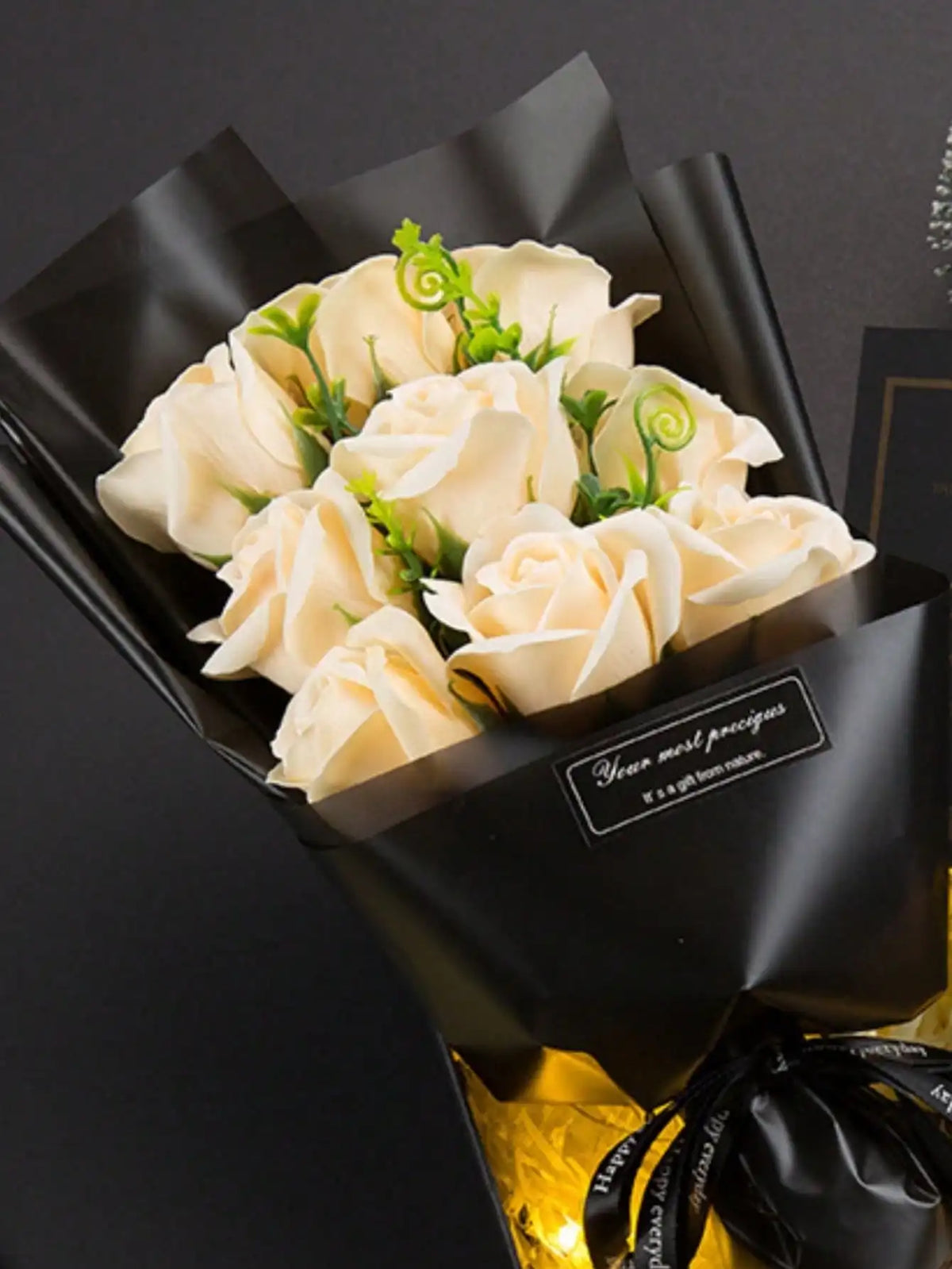 Rose Soap Flower Bouquet Gift for Weddings and Home Decor