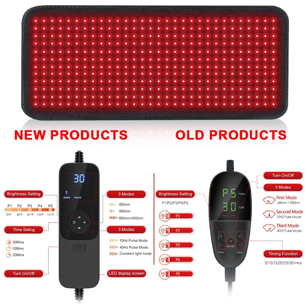 Astarexin Red Light Therapy Heating Mat For Body Pain Relief
