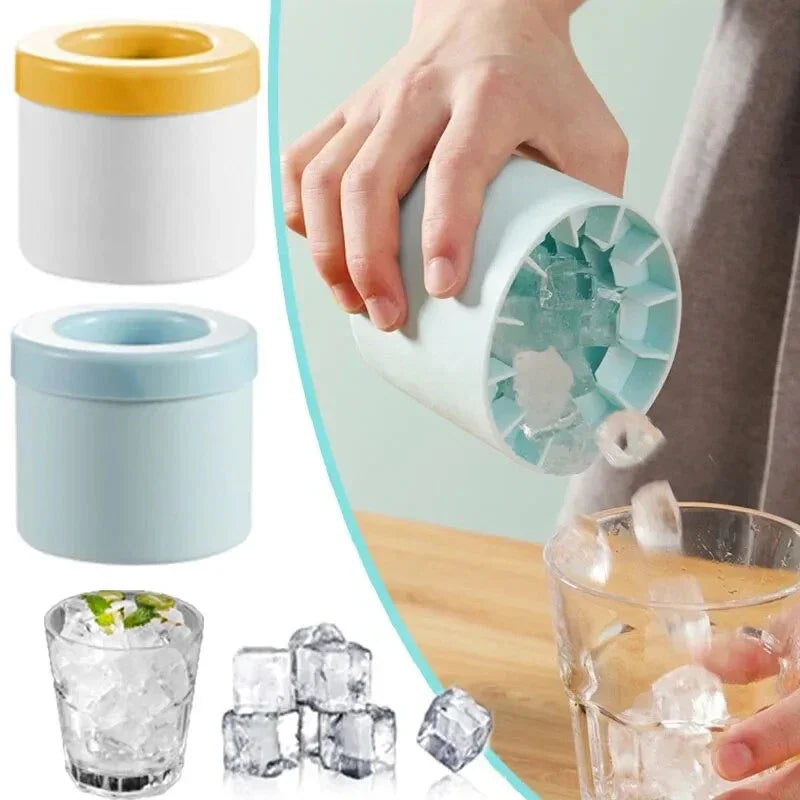 Silicone Ice Cube Mold for Homemade Drinks and Creative Barware
