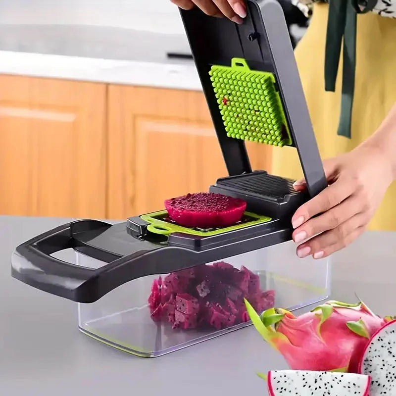 Multifunctional Stainless Steel Vegetable Chopper And Grater Set