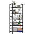 MCQ Wooden Five Tier Standing Bookshelf With Adjustable Feet