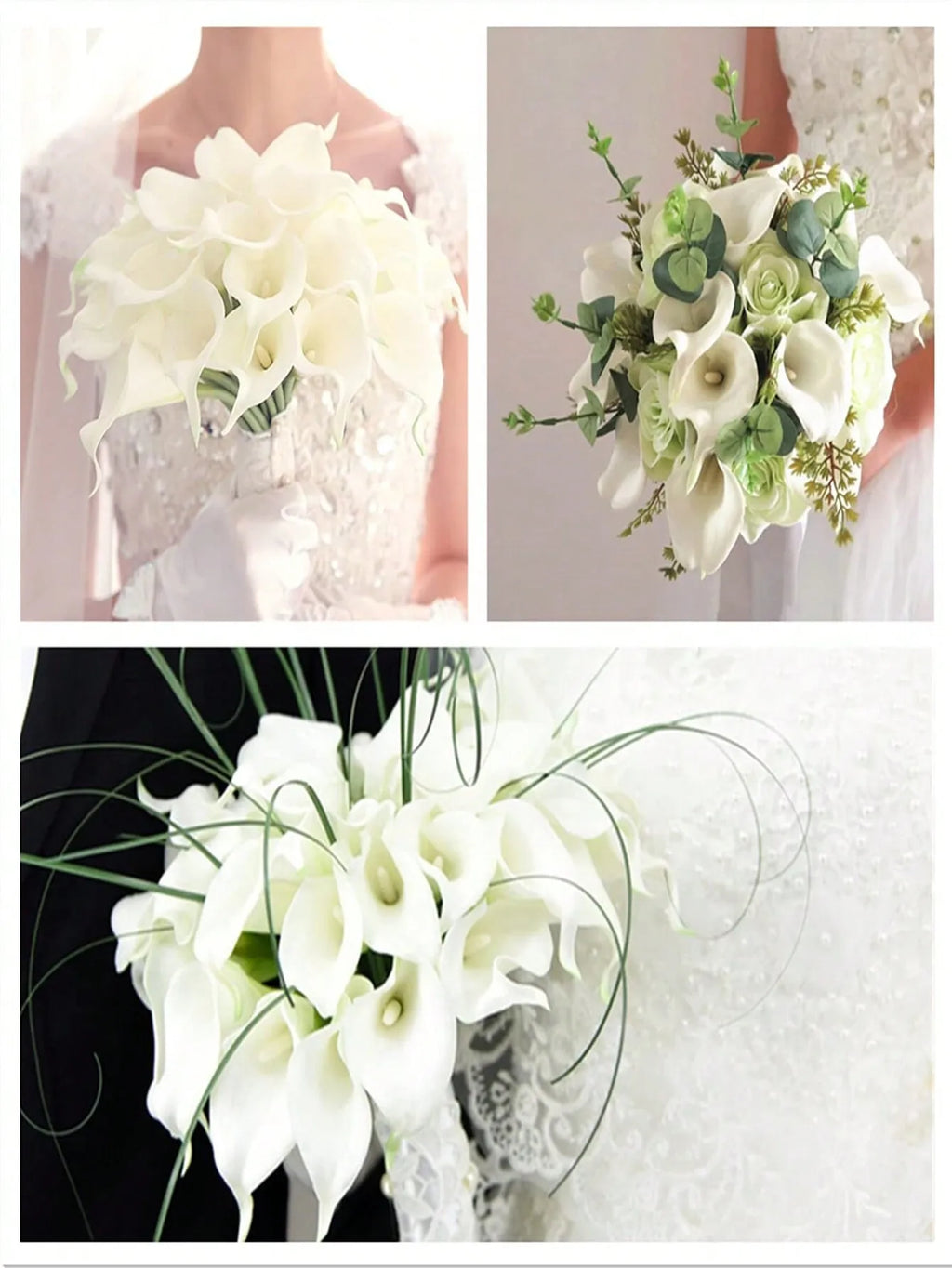 Real Touch Artificial Calla Lily Flowers for Wedding Home Decor