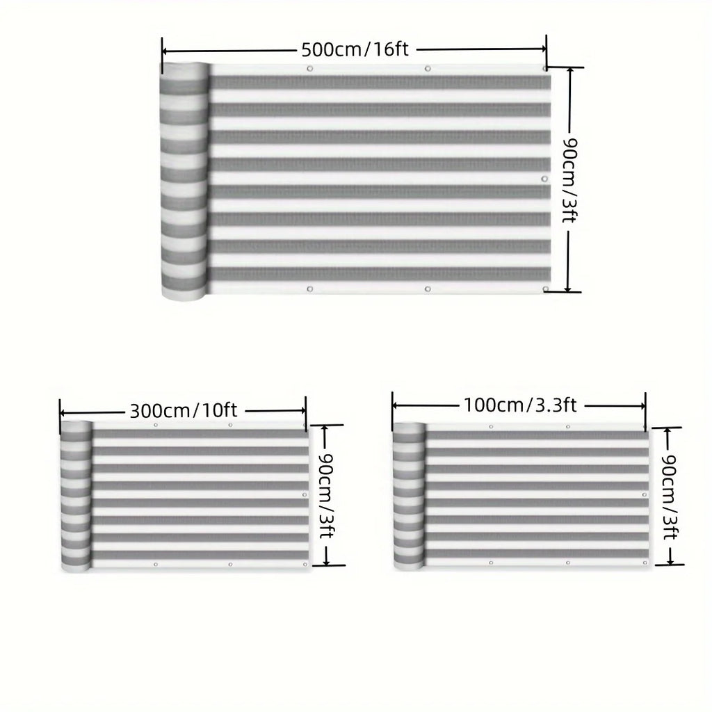 Outdoor HDPE Shade Net Privacy Screen for UV Protection