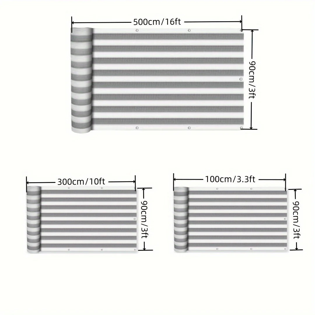 Outdoor HDPE Shade Net Privacy Screen for UV Protection