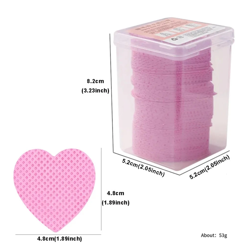 JEARLYU Nail Polish Remover Cleaning Wipes for Manicures