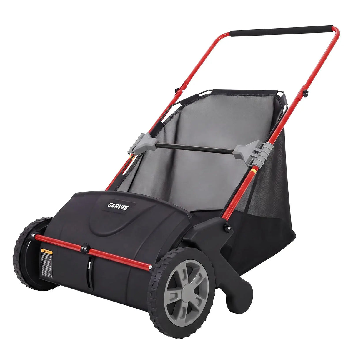 HiMISS Manual Push Lawn Sweeper for Leaves and Grass Collection