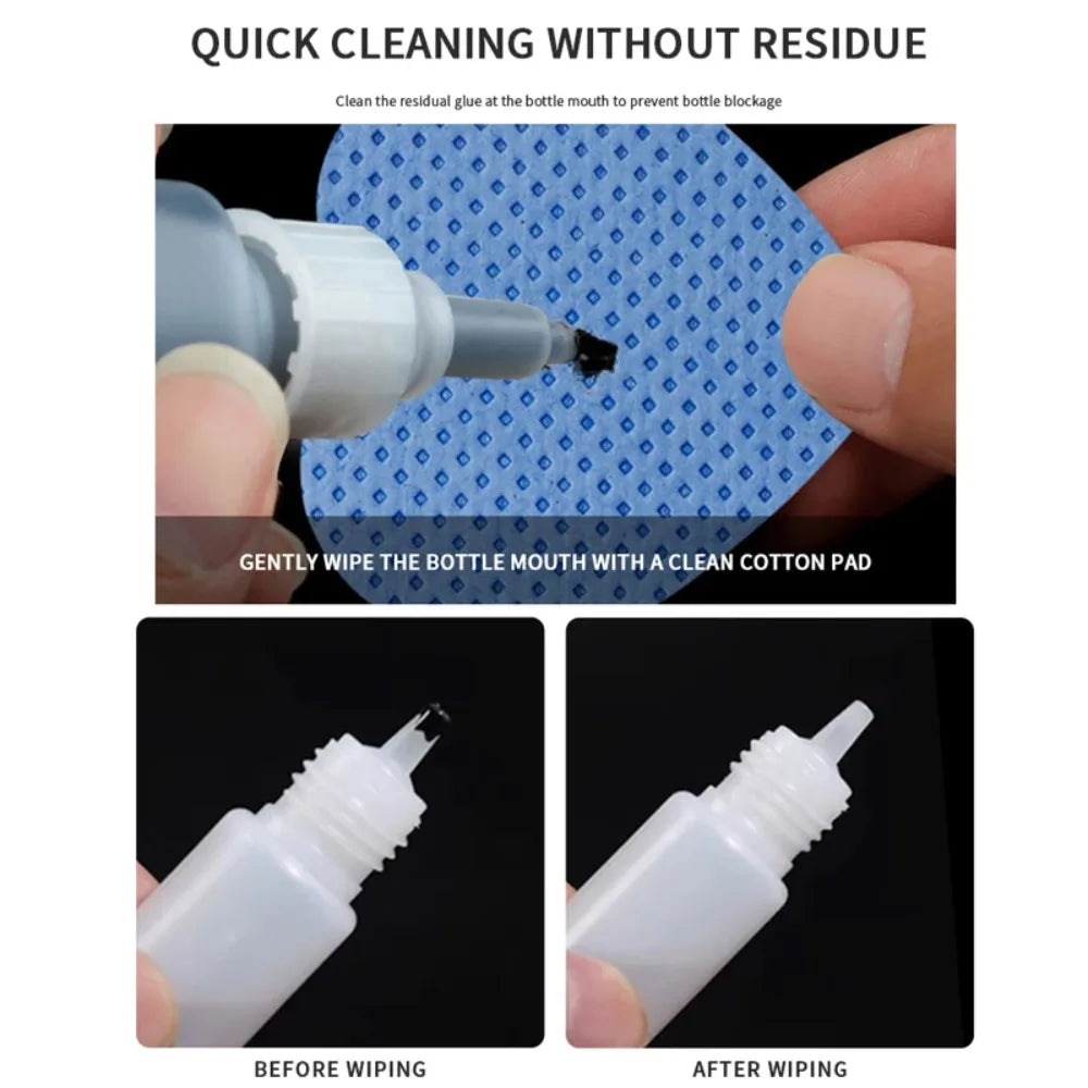JEARLYU Nail Polish Remover Cleaning Wipes for Manicures