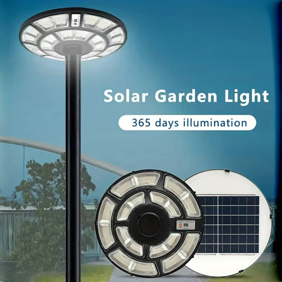 Morglad Solar UFO Garden Light With Motion Sensor Remote Control