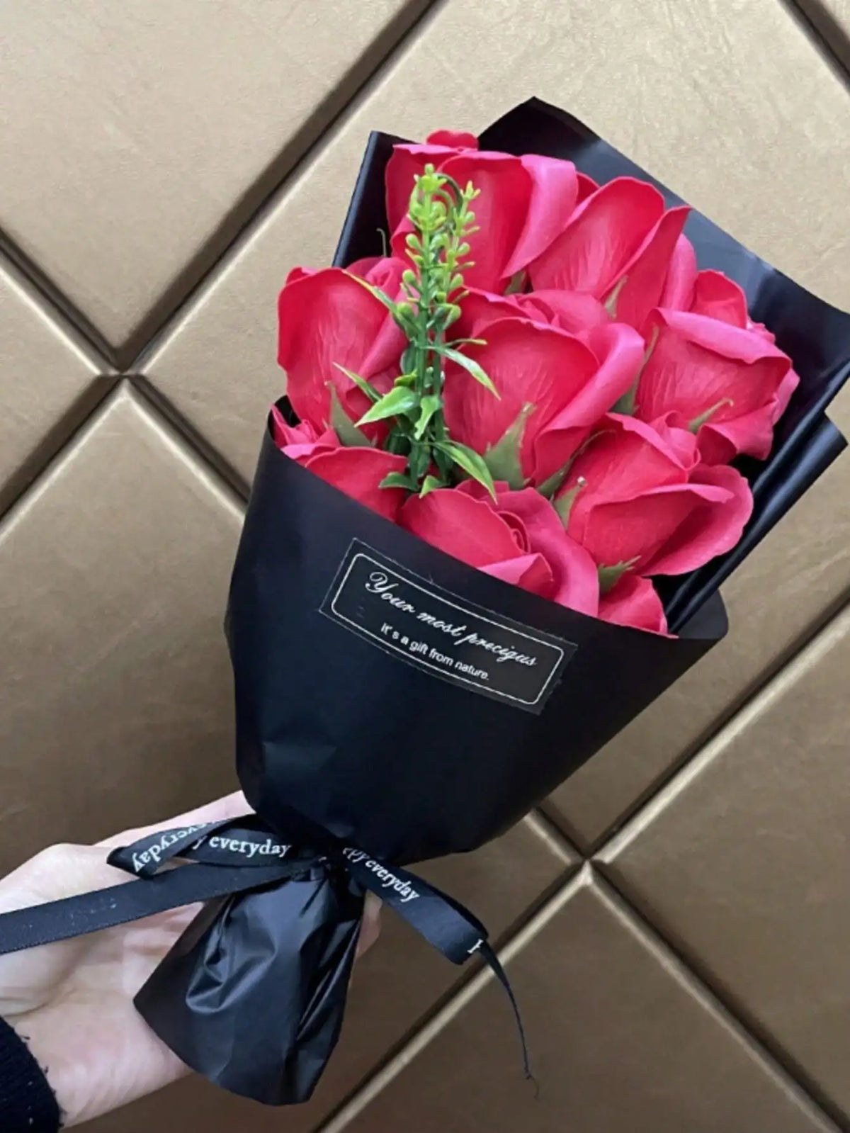 Rose Soap Flower Bouquet Gift for Weddings and Home Decor