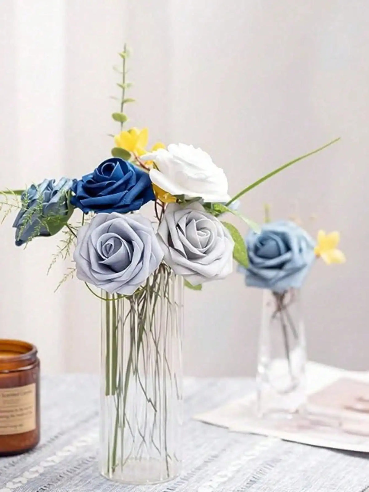 Artificial Foam Roses For Wedding Bouquets And Home Decorations
