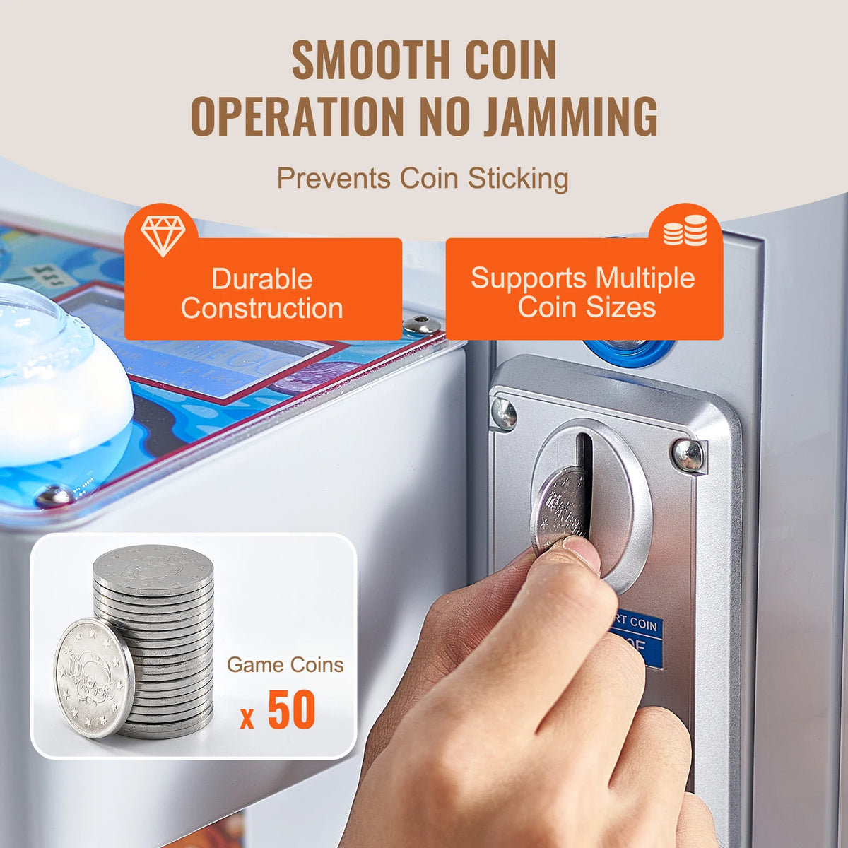 SucceBuy Commercial Arcade Claw Machine Prize Grabber Game Vending Dispenser
