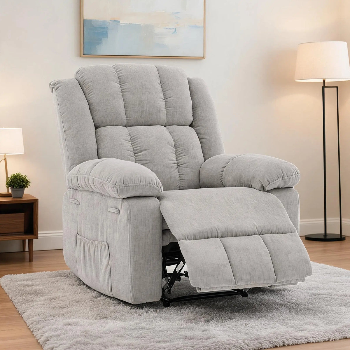 Studyset Manual Recliner Chair for Comfortable Living Room Reading