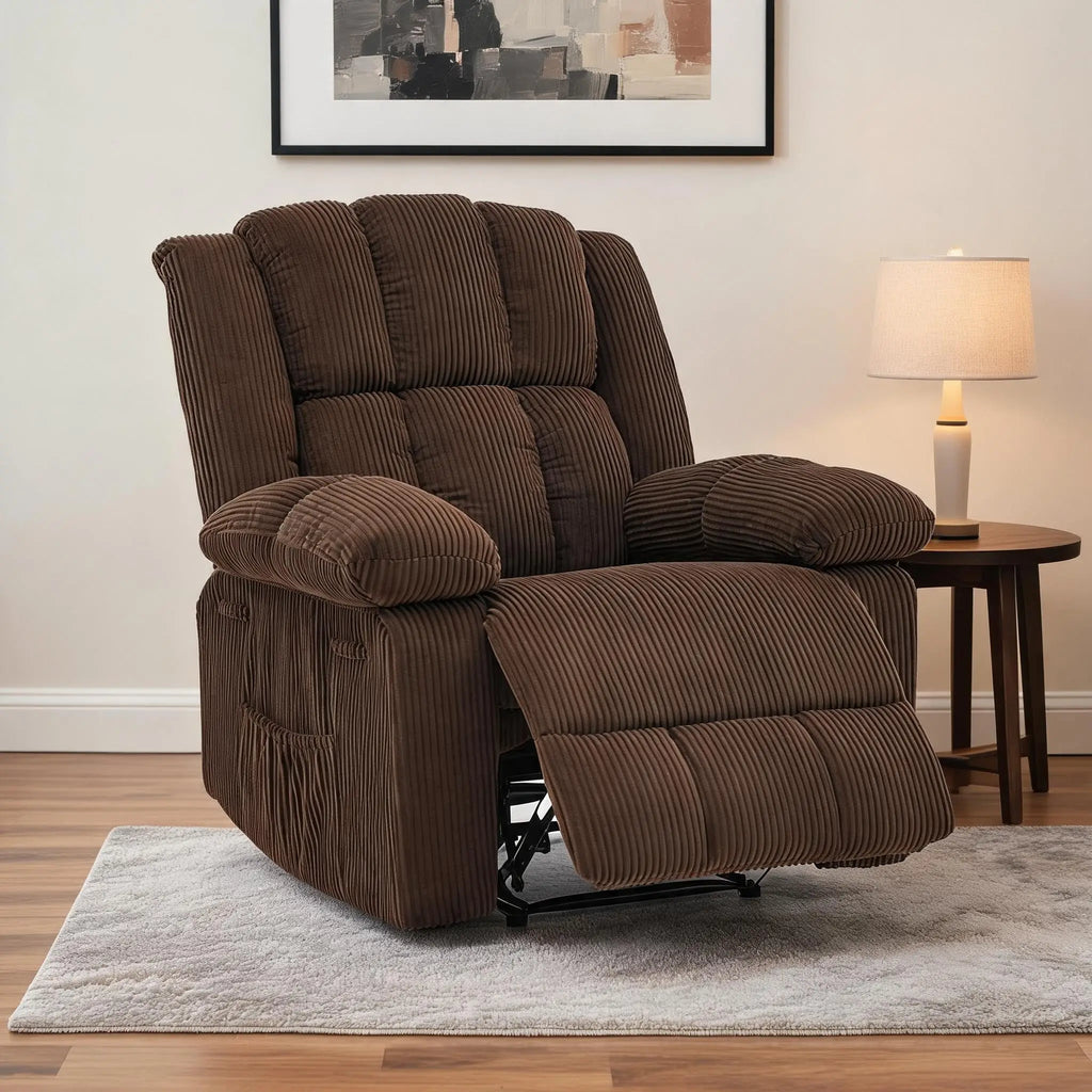 Studyset Manual Recliner Chair for Comfortable Living Room Reading