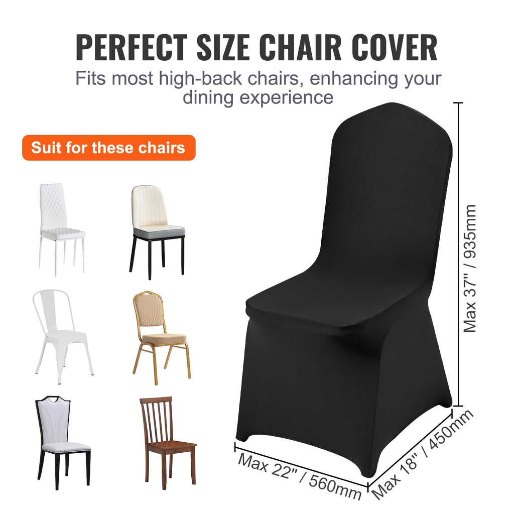 SucceBuy Spandex Chair Covers for Weddings and Events