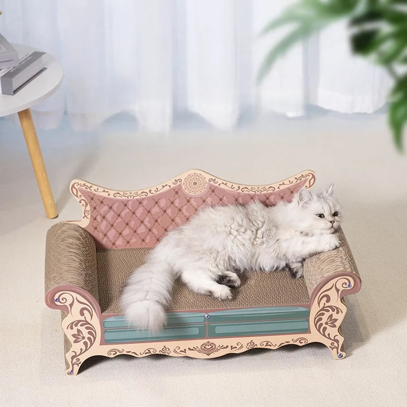 CZBNYX Cat Scratching Sofa Bed With Integrated Nest and Lounge Spot