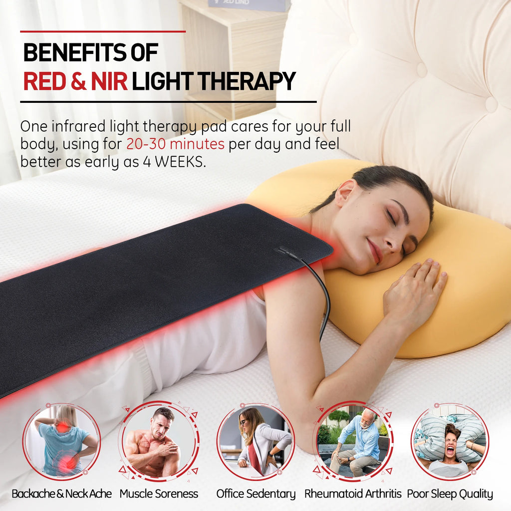 Astarexin Red Light Therapy Heating Mat For Body Pain Relief