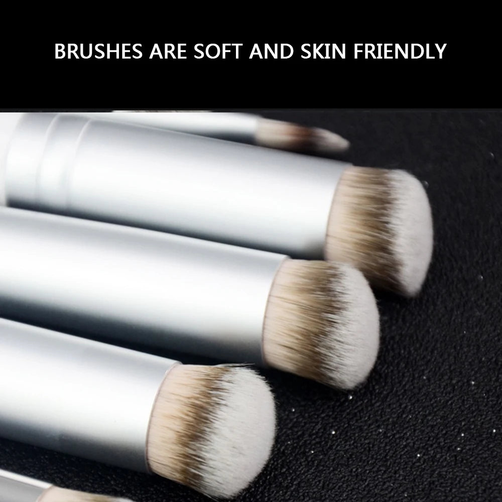 Foundation Concealer Brush Set for Smooth Contour and Blending