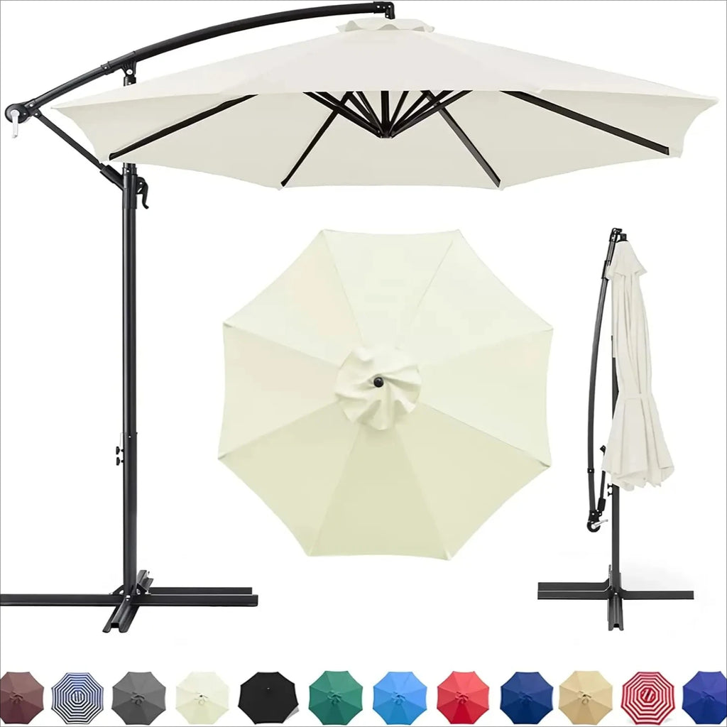Waterproof Replacement Patio Umbrella Canopy Cover for Outdoor Garden