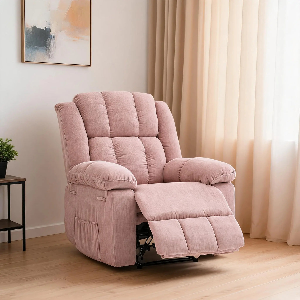 Studyset Manual Recliner Chair for Comfortable Living Room Reading