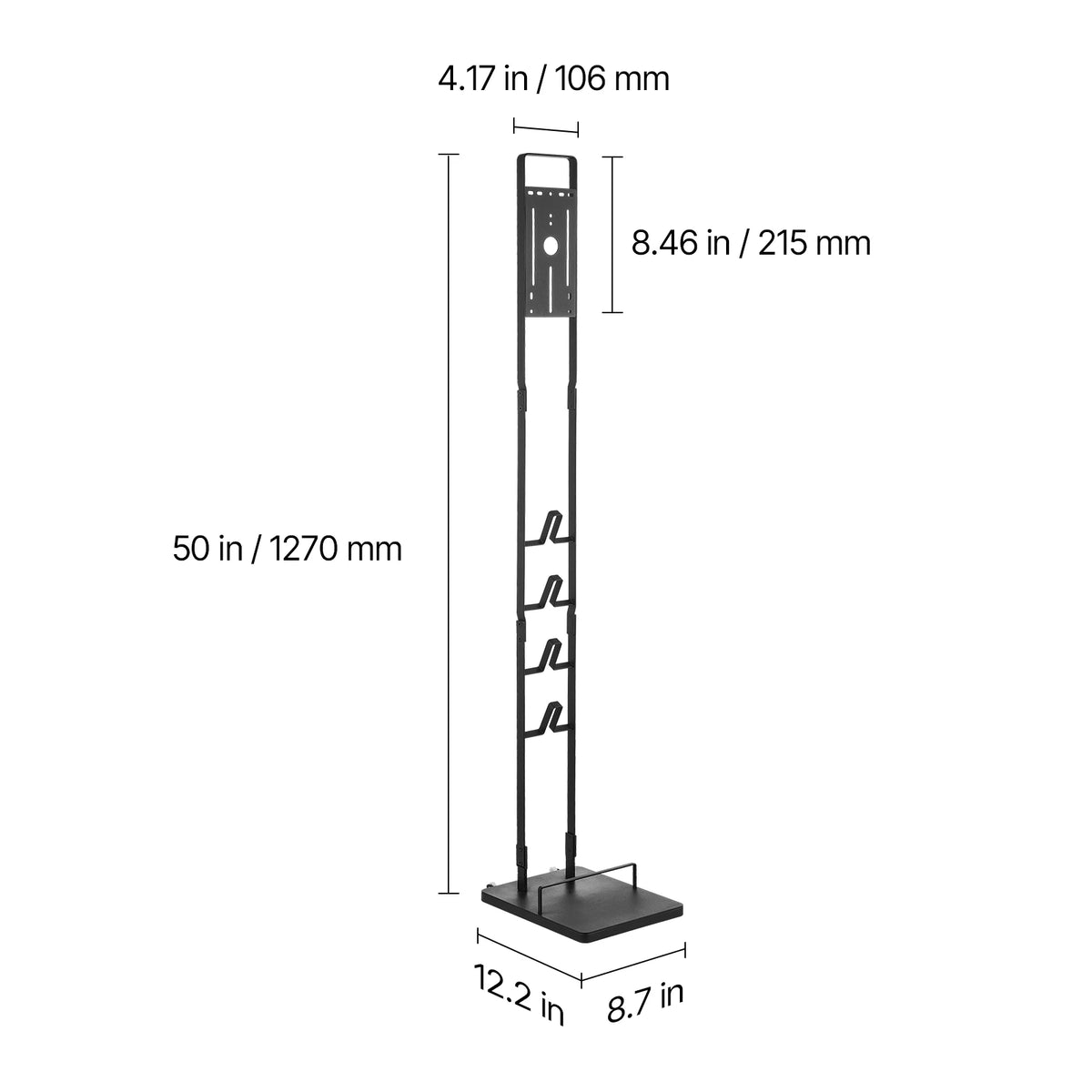 SucceBuy Dyson Cordless Vacuum Stand With Four Accessory Hooks