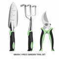 Garden Hand Tool Set With Trowel Cultivator And Pruning Shears