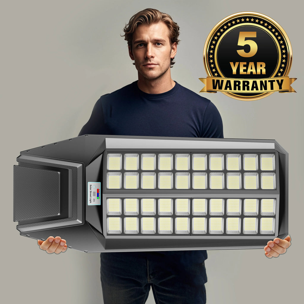 9000W Outdoor Solar LED Flood Light With Motion Sensor