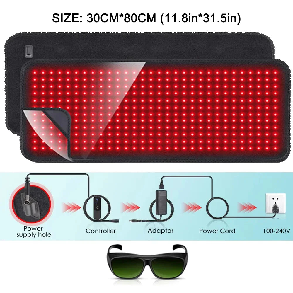 Astarexin Red Light Therapy Heating Mat For Body Pain Relief