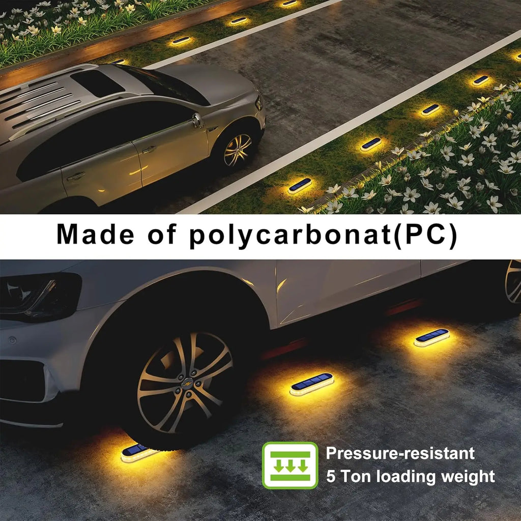 Solar Deck Lights Waterproof Automatic LED Step Lighting For Gardens