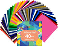 HTVRONT Permanent Adhesive Vinyl Sheets and Transfer Tape Bundle