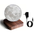 Mexllex Magnetic Floating Moon Lamp With Rotating LED Night Light
