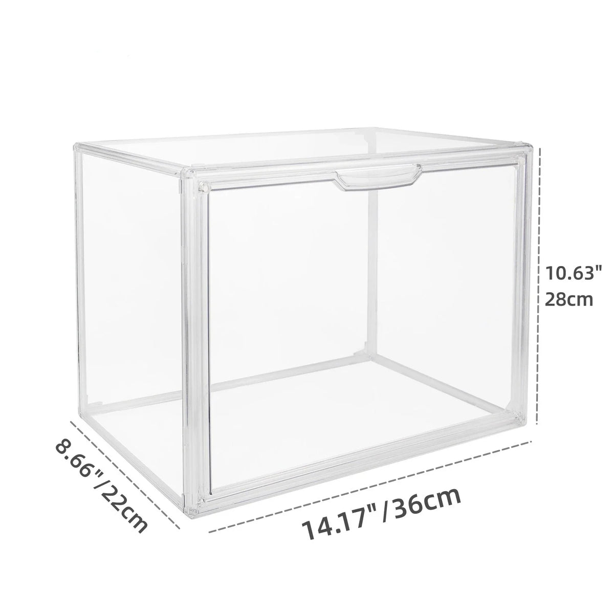 Clear Acrylic Display Case And Dustproof Organizer For Collectibles