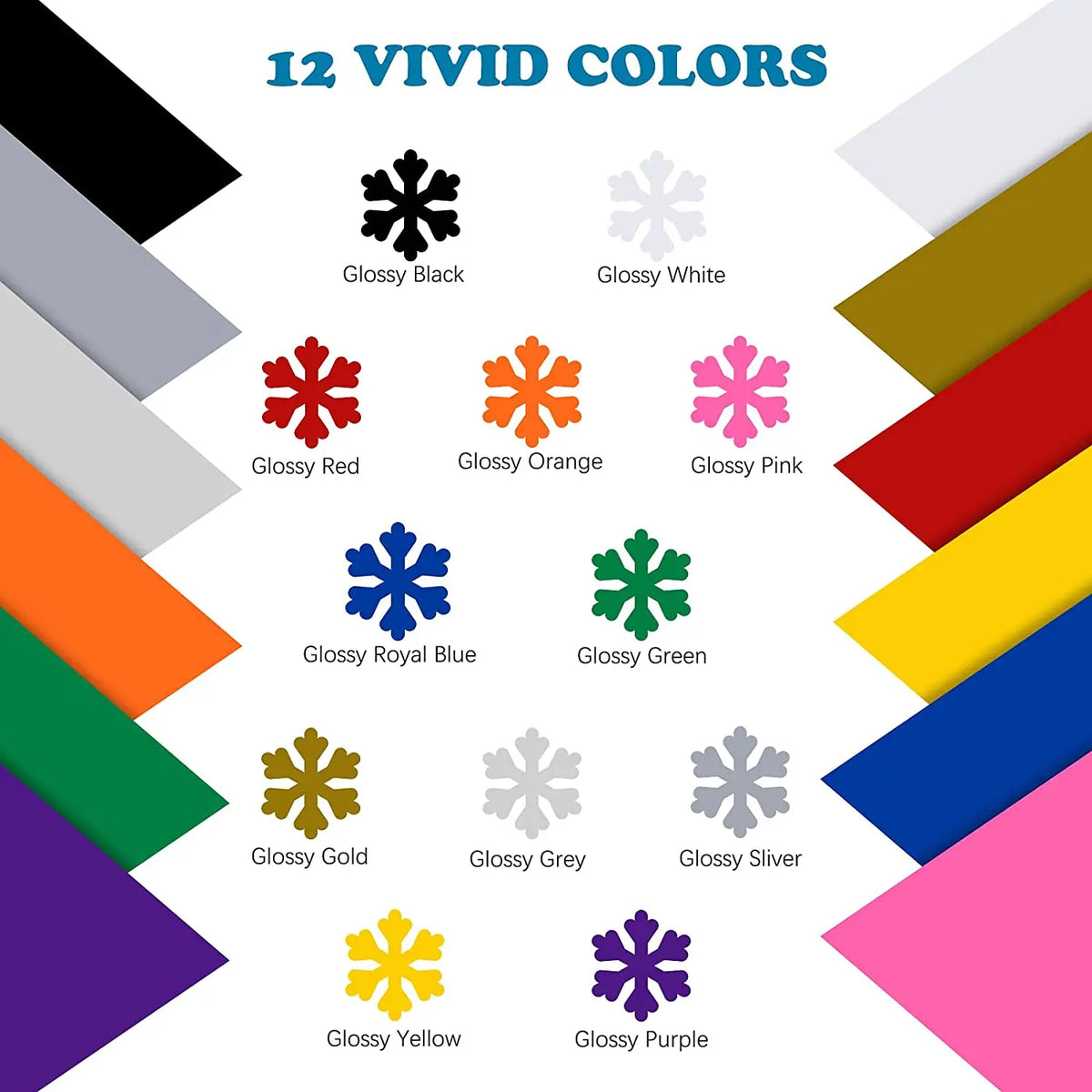 HTVRONT Permanent Adhesive Vinyl Rolls for Crafts and Home Decor