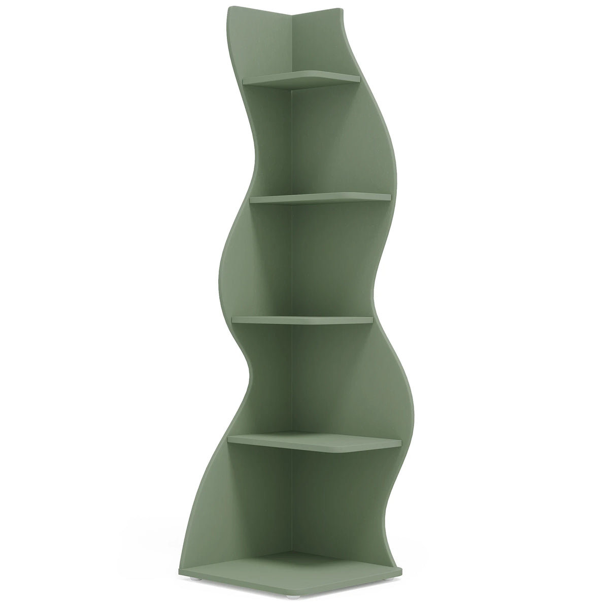 Tribesigns Five Tier Modern Corner Bookshelf And Plant Stand