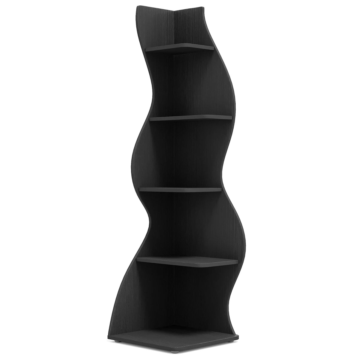 Tribesigns Five Tier Modern Corner Bookshelf And Plant Stand