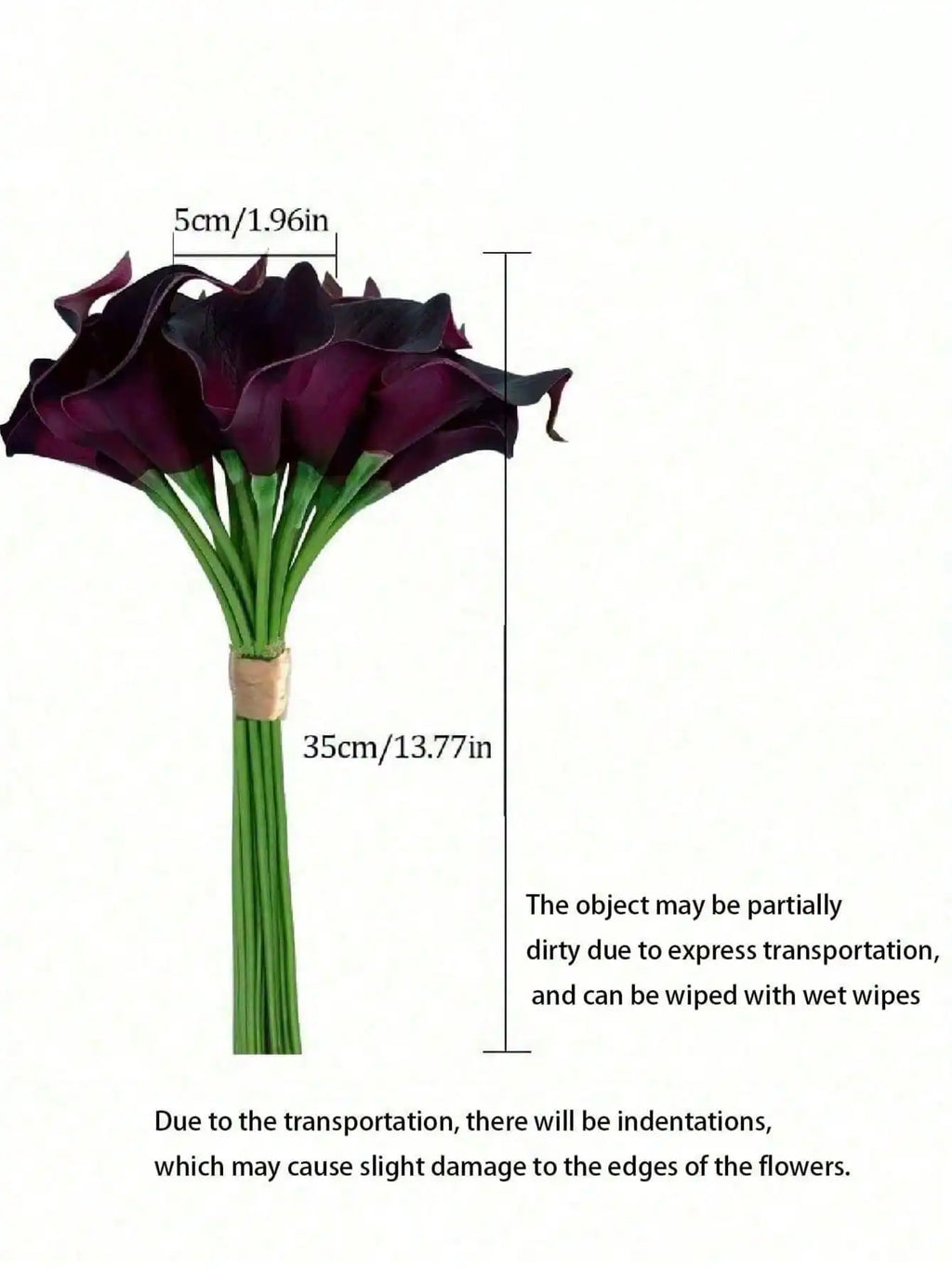 Realistic Artificial Calla Lily Bouquet for Weddings and Home Decor