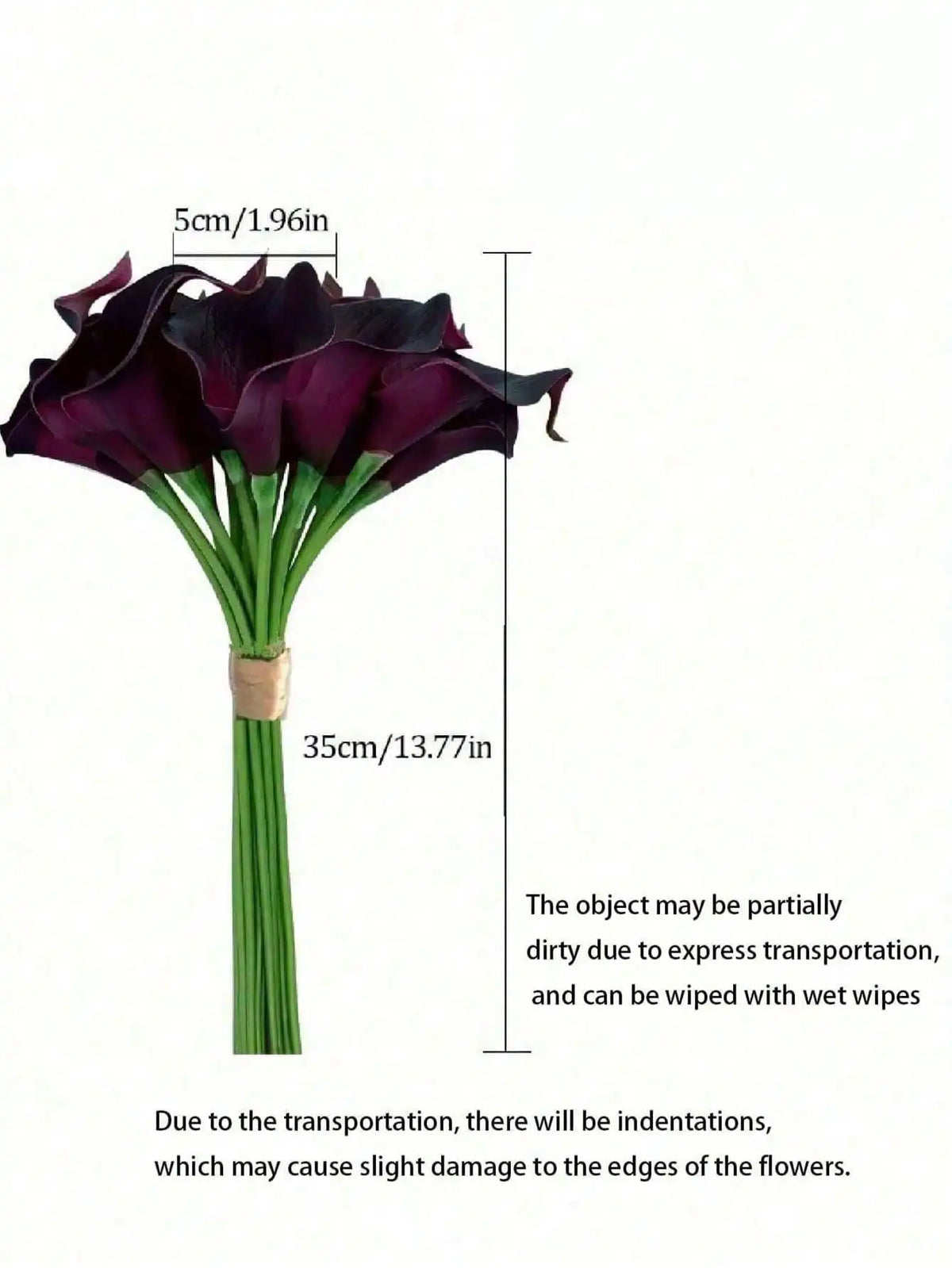 Realistic Artificial Calla Lily Bouquet for Weddings and Home Decor