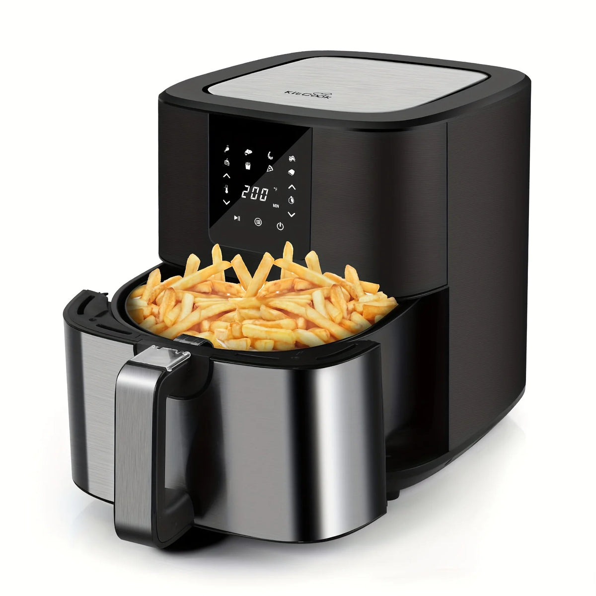 KitCook Digital Air Fryer With Eight Preset Cooking Modes