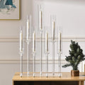 VINCIGANT Acrylic Seven Arm Candelabra For Weddings And Home Decor