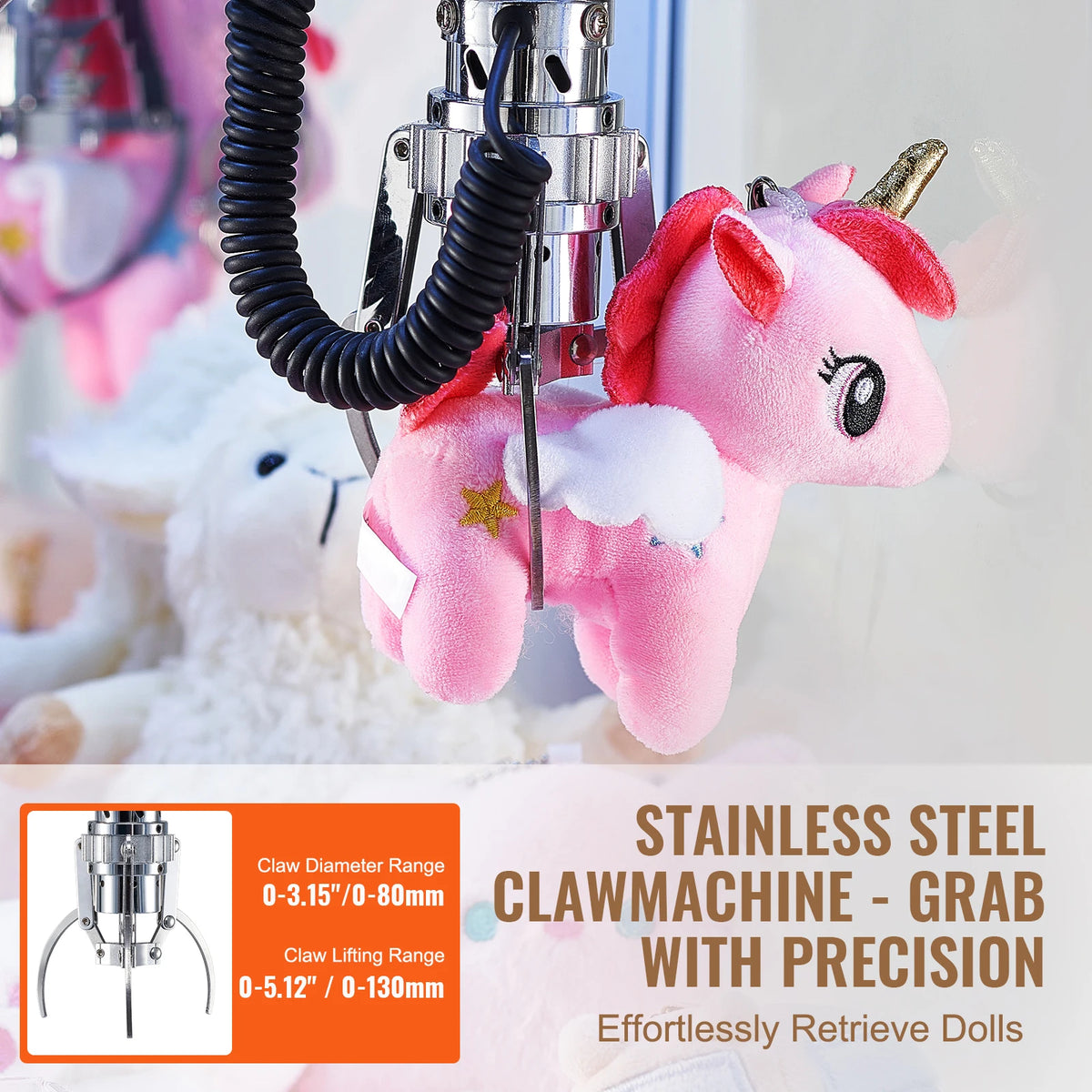 SucceBuy Commercial Arcade Claw Machine Prize Grabber Game Vending Dispenser