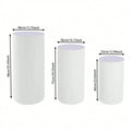 PVC Acrylic Cylinder Pedestal Display Stands for Weddings and Events