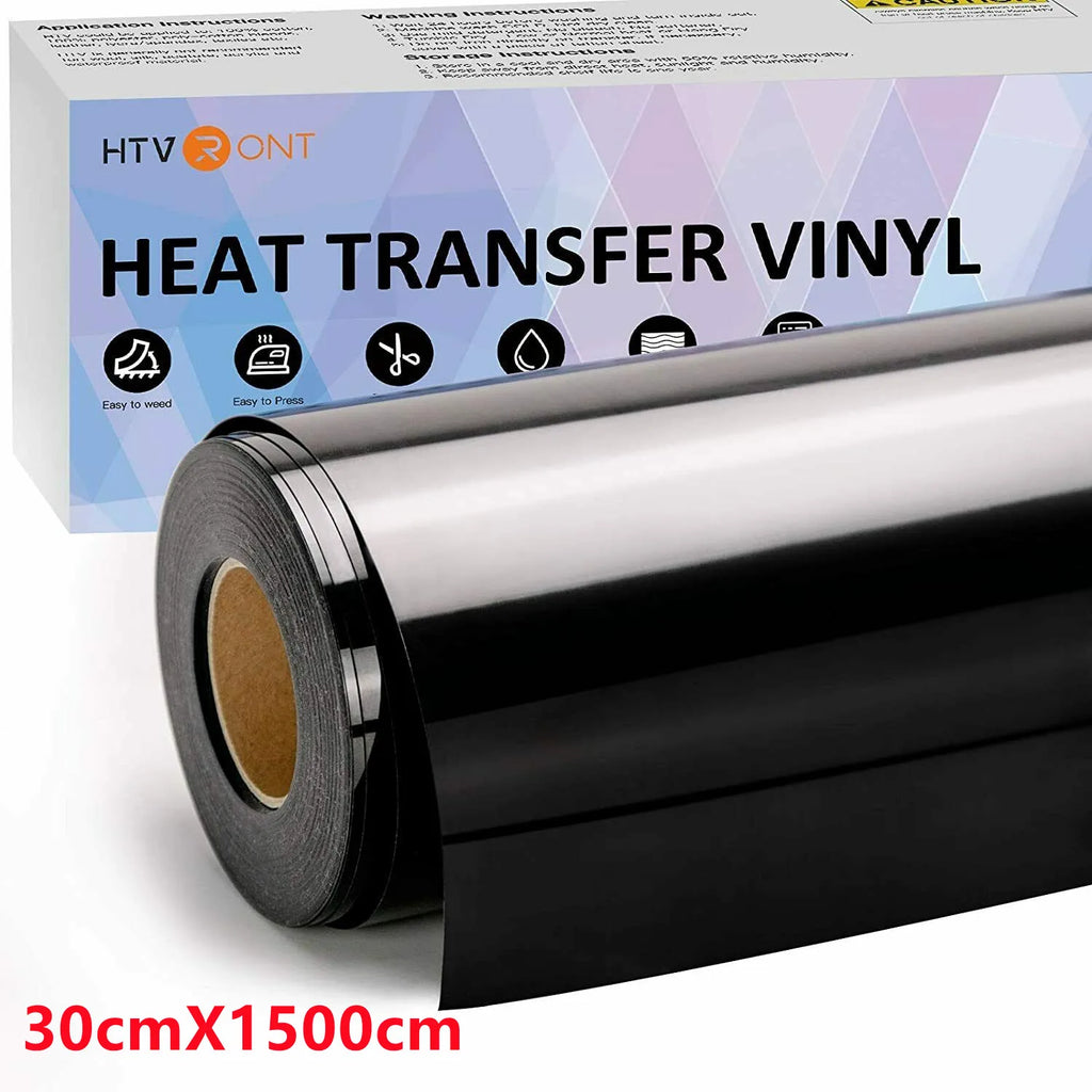 HTVRONT Heat Transfer Vinyl Roll for T-Shirts and DIY Crafts